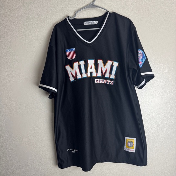 Miami Giants Negro League Baseball Jersey Shirt by Headgear Classics Size XL - Picture 1 of 9